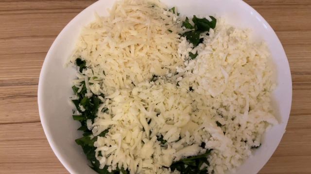 Вкусная и полезная начинка для пирогов и пирожков из шпината и сыра смотреть онлайн