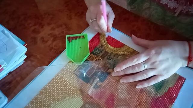 Алмазная мозаика Икона Святой Николай Чудотворец/Процесс выкладки/Завершение/Новая Икона смотреть онлайн