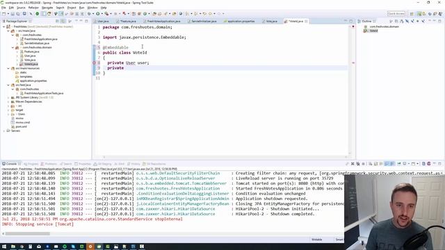 FreshVotes 08 - Entity Creation Part 2 смотреть онлайн