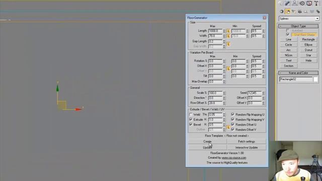 3ds Max Floor Generator - бесплатный плагин. Урок от vrayart.com (RUS) смотреть онлайн