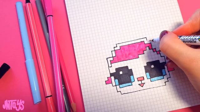 How to Draw #LOL Surprise PETS PIXEL ART КАК НАРИСОВАТЬ ПИТОМЦА ЛОЛ ПО КЛЕТОЧКАМ смотреть онлайн