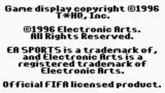 FIFA Soccer '97 (Gameboy) смотреть онлайн
