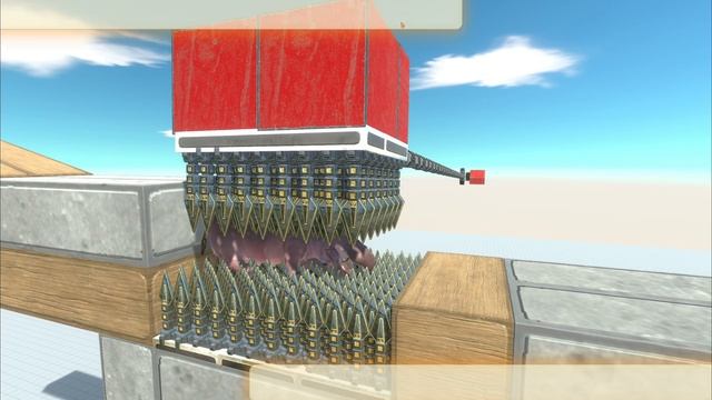 Jump Over Spikes - Animal Revolt Battle Simulator смотреть онлайн