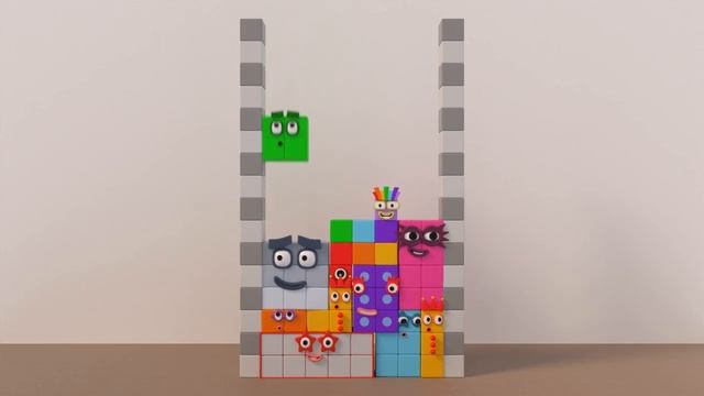 Numberblocks Tetris Animation | Softbody Tetris 6 смотреть онлайн