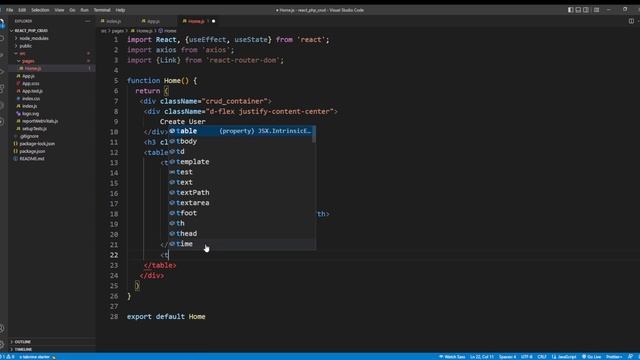 React CRUD operations using PHP API and MySQLi | PHP REST API | CRUD in React & PHP | Part 1 смотреть онлайн
