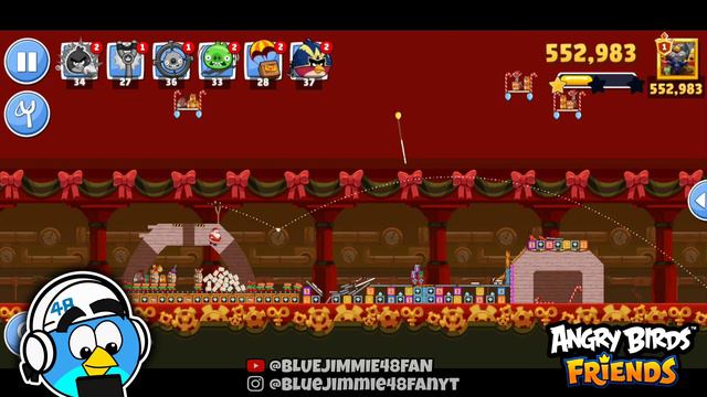 Angry Birds Friends Merry Pigsmas Tournament Gameplay! 🎄 (12/19/2022) смотреть онлайн