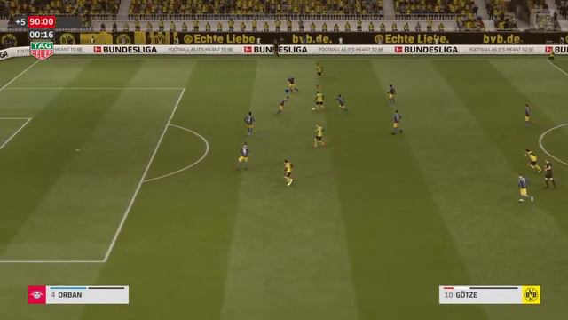 Borussia Dortmund - RB Leipzig Fifa 19 смотреть онлайн