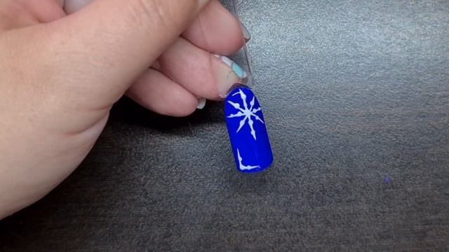 Новогодний дизайн.? /Зима./ Снежинка. /(Snowflake❄ Winter design) #nailart смотреть онлайн