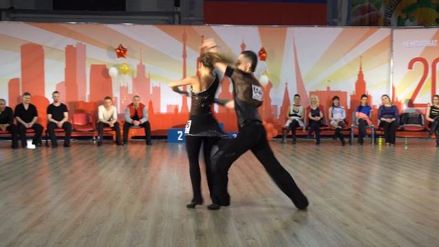 Хастл JnJ Star (slow), Чемпионат Москвы 2017, Мавлатов-Романчикова смотреть онлайн