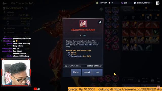 [RNG TEST] Appraise 100+ Inscribed Glyph (Live) ! - Black Desert Mobile смотреть онлайн