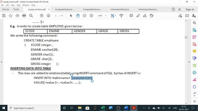 MYSQL IMPORTANT QUESTIONS 2022 || 12 CS | 12 IP | 11 IP смотреть онлайн