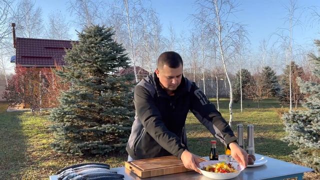 Скумбрия с овощами.СУПЕР РЕЦЕПТ ENG SUB “Моё Мнение” #скумбрия #рыба #духовка #блюдо #рецепт #еда смотреть онлайн