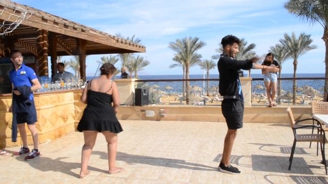 Танец Марли, аниматоры в отеле Queen Sharm