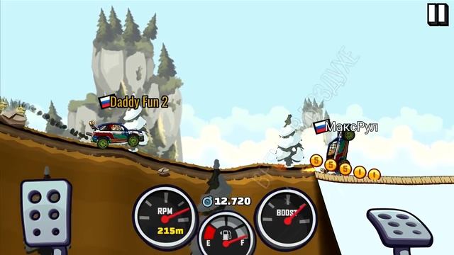 12 разных вызовов ДРУЗЕЙ - МАШИНЫ Hill Climb Racing 2 секреты игры веселое видео смотреть онлайн