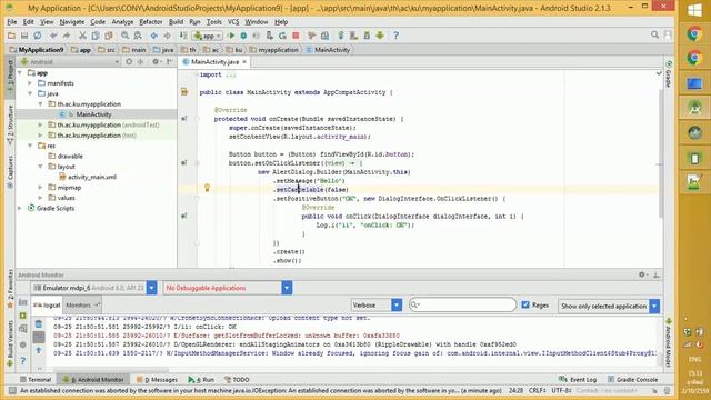 [Android] การใช้งาน AlertDialog смотреть онлайн