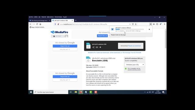 Descargar Java JDK-8u241 (32 Bits) смотреть онлайн