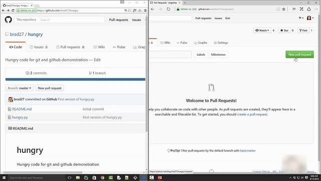 Git Github Tutorial 10: What is Pull Request? смотреть онлайн