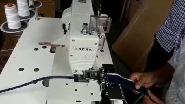 SERA 2000C Loopi Machine For Making Belt Loop With Front Fabric Trimmer смотреть онлайн