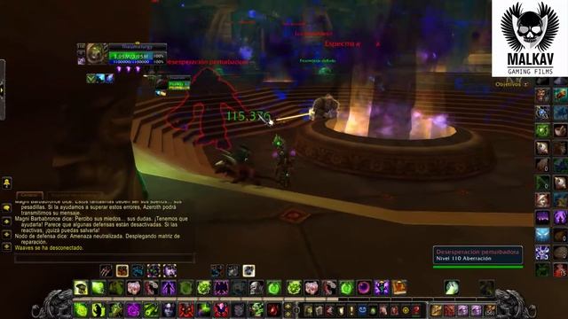 WoW LEGION "MISIÓN DE INTRODUCCIÓN AL PARCHE 7.3" BRUJO DESTRO смотреть онлайн