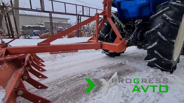 Снегоуборочный поворотный задненавесной отвал грейдерный на японский трактор от 18 л с PROGRESSAVTO