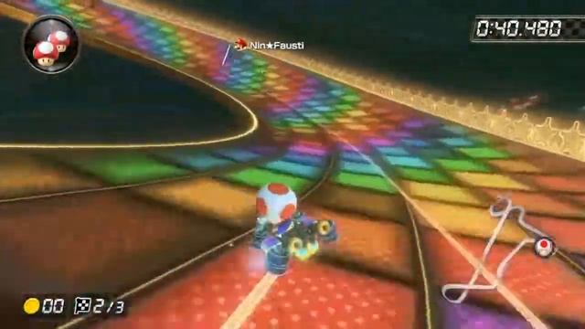 Mario Kart 8 Deluxe | Staff Ghost Race: N64 Rainbow Road 200cc смотреть онлайн