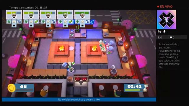 Jugando Overcooked 2 con amigos смотреть онлайн
