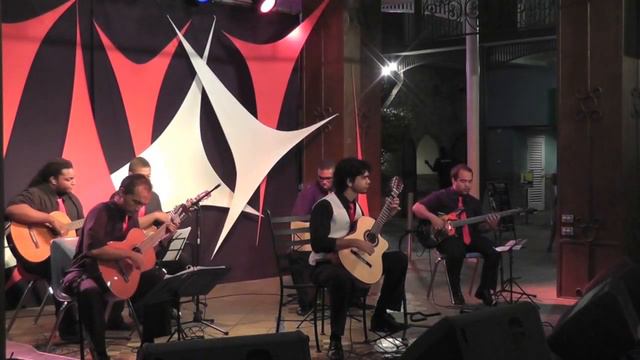 Herencia Latina (Paco Pena) performed by Stefan Roach & Band (Fiesta Plaza 2012) смотреть онлайн