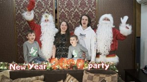 New Year party   Новогодняя вечеринка для детей. Детская  новогодняя съемка видео в Санкт-Петербурге