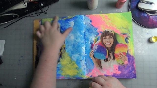 Embrace It | Paint Over Magazine Images | Mixed Media Art Journal Page смотреть онлайн