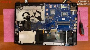 ? Acer Nitro 5 AN515-43 | РАЗБОРКА / ОБЗОР / СБОРКА | DISASSEMBLY / REVIEW / ASSEMBLY