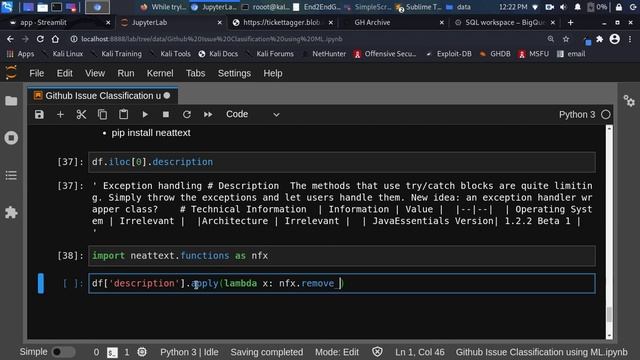 Classification of GitHub Issues Using Machine Learning Python смотреть онлайн