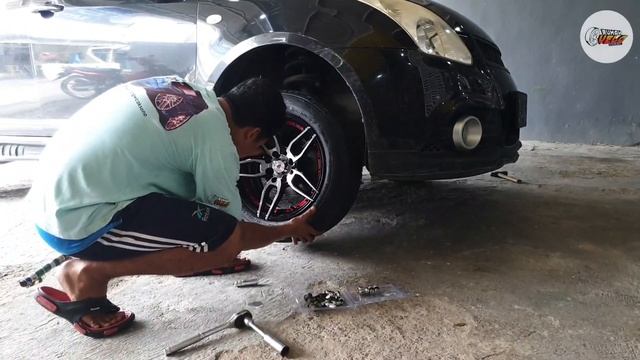 Suzuki Swift use R15 Treetone ? lebar 7 et.35 ban 185/60 смотреть онлайн