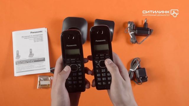 Обзор радиотелефона PANASONIC KX-TG1612RU1 | Ситилинк смотреть онлайн