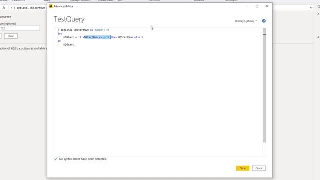 Adding Parameter in Data Table M Function - Query Editor Tutorial смотреть онлайн