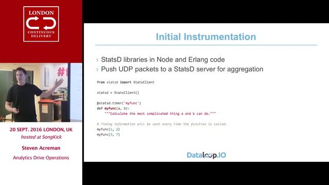 September 2016: Steve Acreman - Analytics Driven Operations | LondonCD meetup group смотреть онлайн
