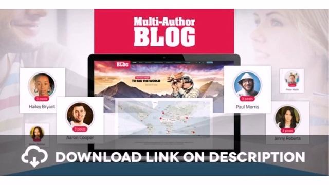 Multi-Author Blog WordPress Theme Free Download смотреть онлайн