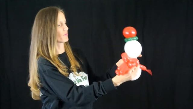 Balloon Snowman How To Tutorial смотреть онлайн