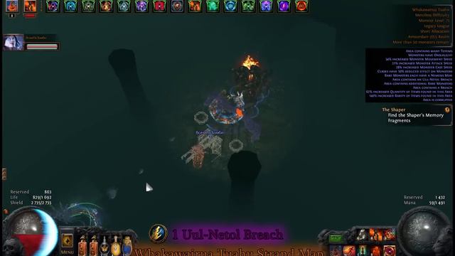 Farming maps. POE: Legacy League. Быстро фармим карты и Exalted orb смотреть онлайн