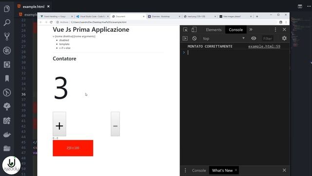 5/7 - Vue Js - Le Basi - Disabilitare eventi in cascata e Keyup смотреть онлайн