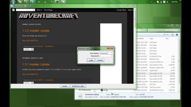 How to install adventurecraft for windows (java exception fix) смотреть онлайн