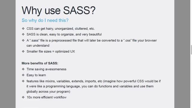 Sass Overview смотреть онлайн