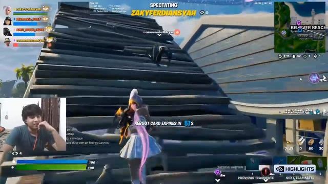 Fortnite India Live Streaming Ch 2 S 7 Nvidia 1650S 4GB GDDR6 i3 9100f AMIT_RIKKU_INDIA смотреть онлайн