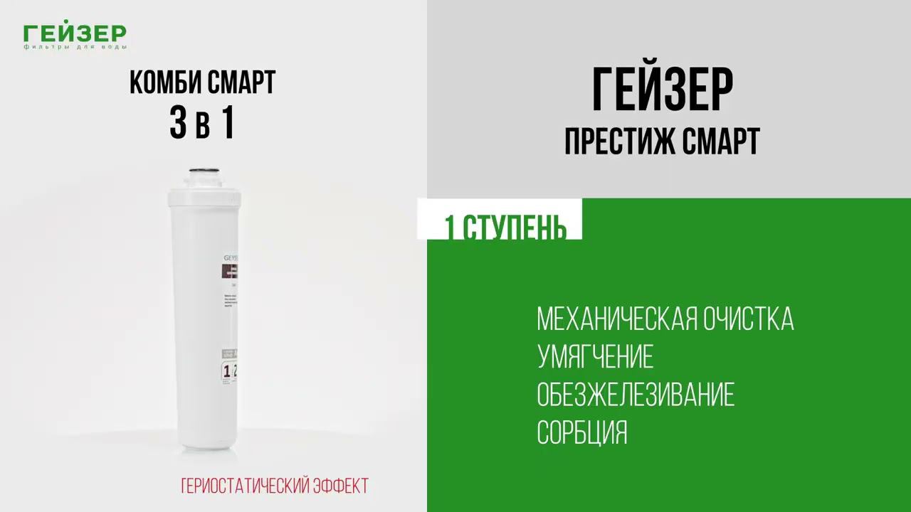 Система обратного осмоса Гейзер Престиж Смарт