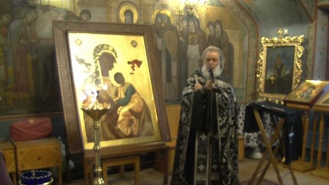 Молебен Божией Матери перед иконой Ее, именуемой "Страстная'' 31/03/22 смотреть онлайн