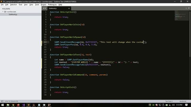 SAMP Javascript Interfacing #1 смотреть онлайн