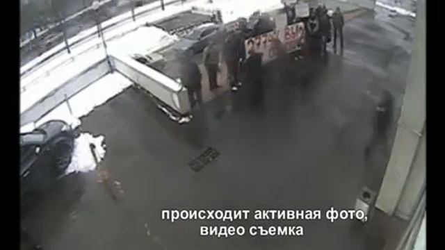 Имитация "митинга" у главного здания "Почты России" смотреть онлайн