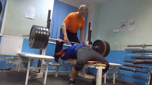 230*1. Прикидка после травмы. Слингшот Ярость одна петля. смотреть онлайн
