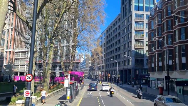 ?? LONDON Bus Ride - Route 11 - Fulham To Liverpool Street, England UK - 4K Ultra HD 60fps