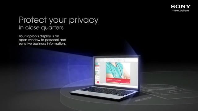 Sony VAIO Privacy Screen - Technology Illustration & Demo Video смотреть онлайн