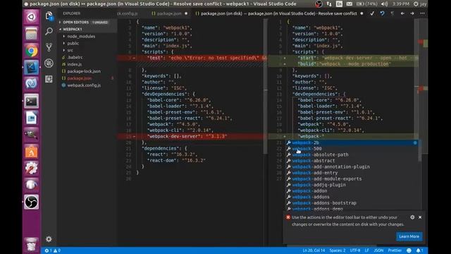 Install and Configure Webpack To work with React смотреть онлайн